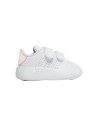 Adidas Advantage CF I IG4257 sneakers bambina in similpelle bianco e rosa Adidas - 1 Adidas Advantage CF I sneakers sportive bam