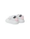 ADIDAS ADVANTAGE CF I IG4257 scarpe bambino in similpelle bianco e rosa Adidas - 2 Adidas Advantage CF I sneakers sportive bambi