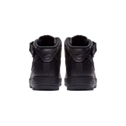 Nike Air Force 1 Mid 07 CW2289 001 sneakers uomo in pelle nero 2
