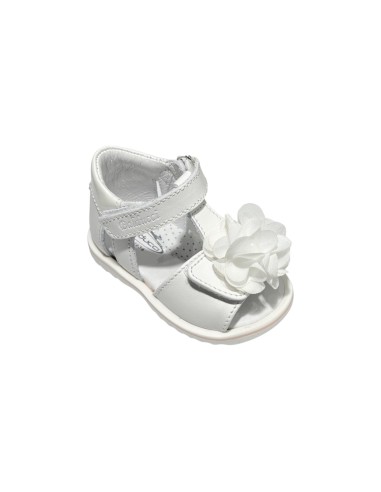 BALDUCCI SOFT CITA6430 sandali bambina in pelle bianco Balducci - 2 Balducci Soft sandali eleganti bambina primi passi in vera p