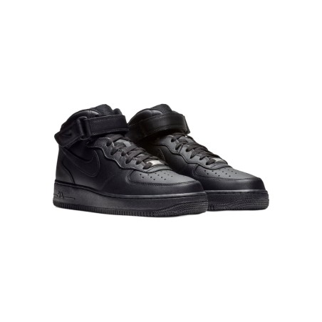 Nike Air Force 1 Mid 07 CW2289 001 sneakers uomo in pelle nero