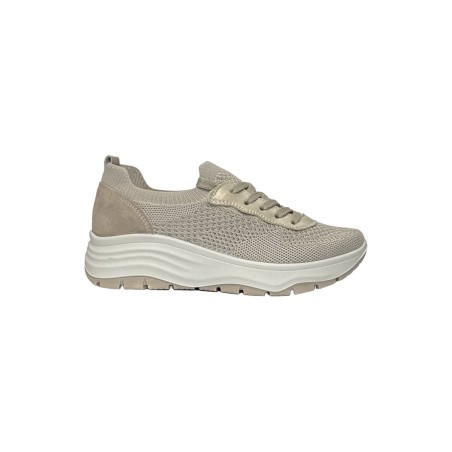 Enval Soft 7772044 sneakers donna in tessuto beige