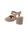 IGI&CO 5676411 sandali donna con tacco in pelle color corda beige Igi&Co - 2 Igi&amp;Co sandali estivi donna con tacco largo in 