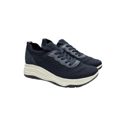 Enval Soft 7772011 sneakers donna in tessuto blu 2