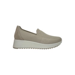 Enval Soft 7771544 slip on donna in tessuto beige