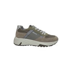 Igi&Co 7636211 sneakers uomo in camoscio beige multicolor
