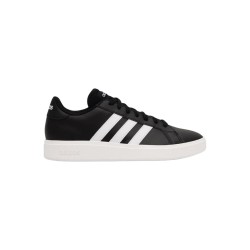 Adidas Grand Court Base EE7900 sneakers uomo in similpelle bianco e nero