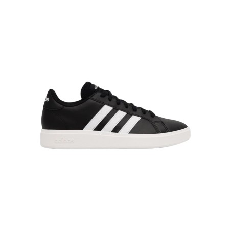 Adidas Grand Court Base EE7900 sneakers uomo in similpelle bianco e nero