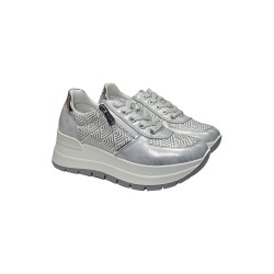 Igi&Co 7661322 sneakers donna in pelle argento 2