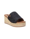 Refresh 171753 sandali donna in tessuto nero Refresh - 3 Refresh sandali donna in tessuto con rialzo 