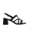 QUEEN HELENA ZM9692 sandali donna con tacco in similpelle nero Queen Helena - 1 Queen Helena Shoes sandali eleganti donna con ta