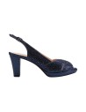 QUEEN HELENA S2877 sandali donna con tacco in raso brillantinato blu Queen Helena - 1 Queen Helena Shoes sandali eleganti donna 