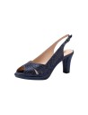 QUEEN HELENA S2877 sandali donna con tacco in raso brillantinato blu Queen Helena - 2 Queen Helena Shoes sandali eleganti donna 