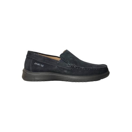 Enval Soft 7716033 mocassini uomo in camoscio blu notte