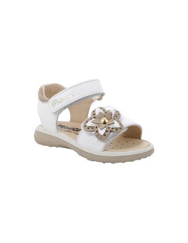 PRIMIGI 5859044 sandali bambina in pelle e camoscio bianco avorio Primigi - 2 Primigi sandali estivi bambina primi passi in pell