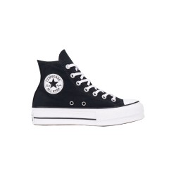 Converse Ctas Lift HI 560845C Black White White sneakers donna in tela