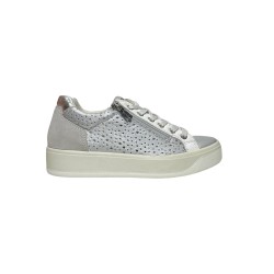 Igi&Co 7656422 sneakers donna in pelle color argento
