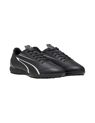 PUMA VITTORIA TT 107484 01 scarpe da calcetto in similpelle nero Puma - 1 Puma Vittoria TT scarpe sportive uomo da calcio per pr