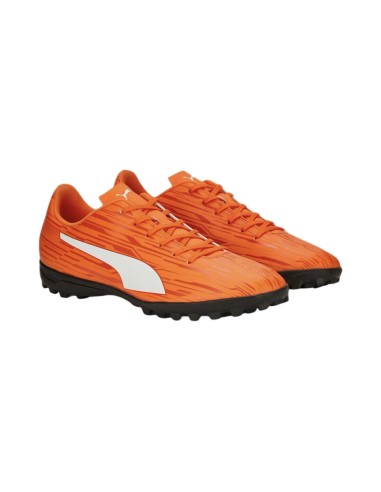 PUMA RAPIDO III TT 106574 08 scarpe uomo da calcetto in similpelle orange Puma - 1 Puma Rapido III TT scarpe sportive da calcio 