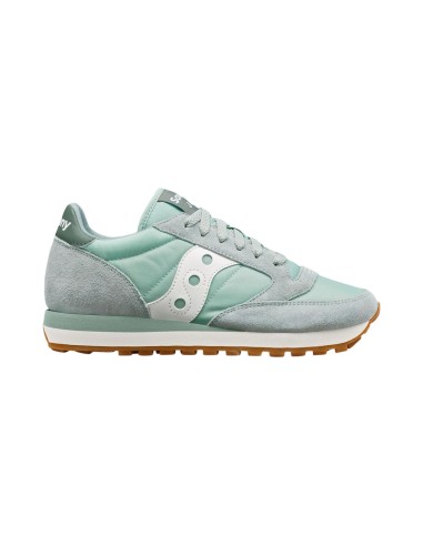 Saucony Jazz Original S1044-689 sneakers donna in camoscio e tessuto color menta Saucony - 1 Saucony Jazz Originals scarpe sport