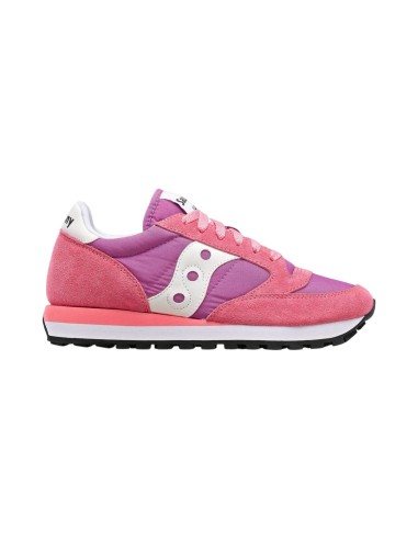 SAUCONY JAZZ ORIGINAL S1044-663 sneakers donna in camoscio e tessuto pink rose Saucony - 1 Saucony Jazz Originals scarpe sportiv