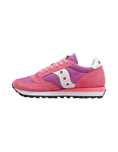 SAUCONY JAZZ ORIGINAL S1044-663 sneakers donna in camoscio e tessuto pink rose Saucony - 3 Saucony Jazz Originals scarpe sportiv