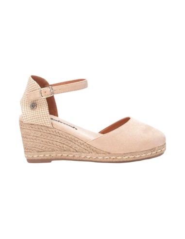 REFRESH 170770 sandali donna con rialzo in camoscio beige Refresh - 1 Refresh espadrillas donna con zeppa in camoscio color beig