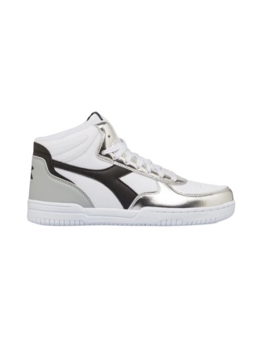 DIADORA RAPTOR MID ODISSEA WN sneakers sportive donna in argento e bianco Diadora - 1 Diadora Raptor Mid Odissea WN scarpe alte 