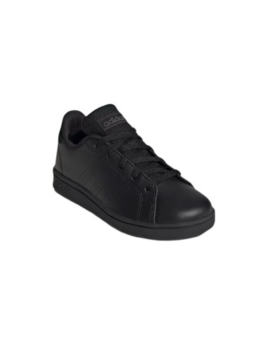 ADIDAS ADVANTAGE K GW6484 sneakers sportive unisex in pelle total black Adidas - 2 Adidas Advantage K sneakers sportive casual u