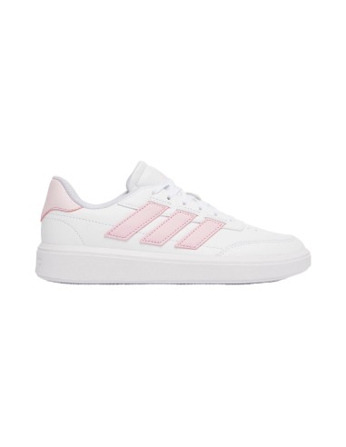 Adidas Courtblock IF6466 sneakers sportive donna in pelle bianco e rosa Adidas - 1 Adidas Courtblock scarpe da ginnastica donna 