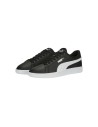 Puma Smash v2 L 365215 04 sneakers sportive uomo in pelle nero e bianco Puma - 2 Puma Smash v2 L scarpe casual uomo in ecopelle 