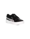 Puma Carina 2.0 Glitzy PS 386183 02 sneakers bambina in pelle nero e argento Puma - 3 Puma Carina 2.0 Glitzy scarpe sportive kid