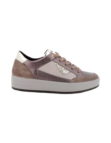 Igi&Co 6668511 sneakers donna in pelle e camoscio bronzo Igi&Co - 1 Igi&amp;Co scarpe comode casual da donna in vera pelle 