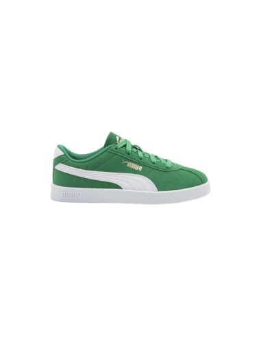 Puma Club II PS 398887 02 sneakers bambino in camoscio verde Puma - 1 Puma Club II PS scarpe sportive casual calzata kids in cam