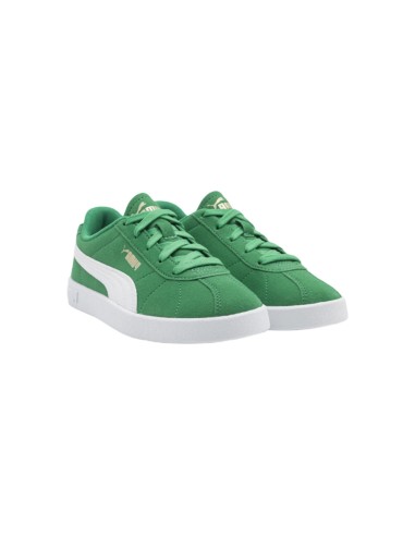 Puma Club II PS 398887 02 sneakers bambino in camoscio verde Puma - 2 Puma Club II PS scarpe sportive casual calzata kids in cam