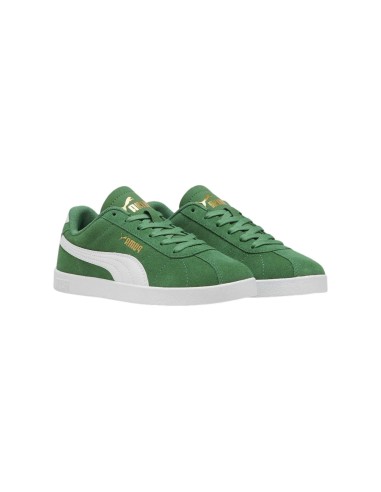 Puma Club II Jr 398886 02 sneakers sportive unisex da ragazzo in camoscio verde Puma - 2 Puma Club II Jr scarpe casual unisex da