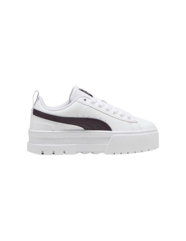 Puma Mayze Lth Jr 384527 29 sneakers donna in pelle bianco Puma - 2 Puma Mayze Lth Jr scarpe sportive casual da donna in pelle b