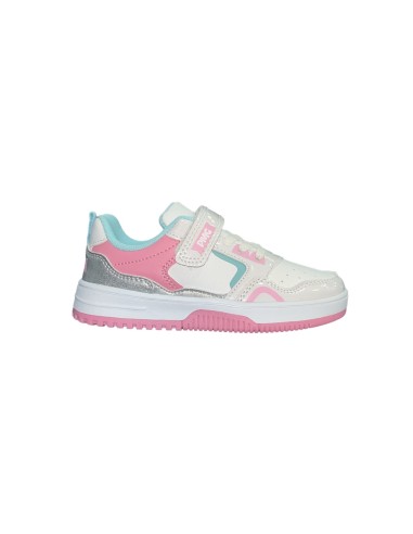 Primigi 6968011 sneakers bambina in similpelle bianco rosa Primigi - 1 Primigi Kids scarpe casual da bambina in ecopelle con chi