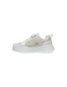 Primigi 6972100 sneakers bambina in nappa bianco lurex Primigi - 3 Primigi Kids scarpe bambina in similpelle bianco con chiusura