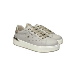 Keys K-10542 sneakers donna in pelle beige 2
