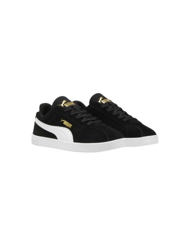 Puma Club II Jr 398886 01 sneakers sportive unisex in camoscio nero Puma - 1 Puma Club II jr scarpe sportive casual unisex da ra