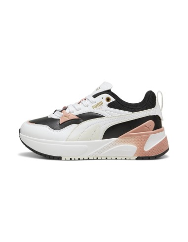 Puma R78 Disrupt 397675 08 sneakers donna in pelle multicolor Puma - 2 Puma R78 Disrupt scarpe sportive casual da donna in ecope