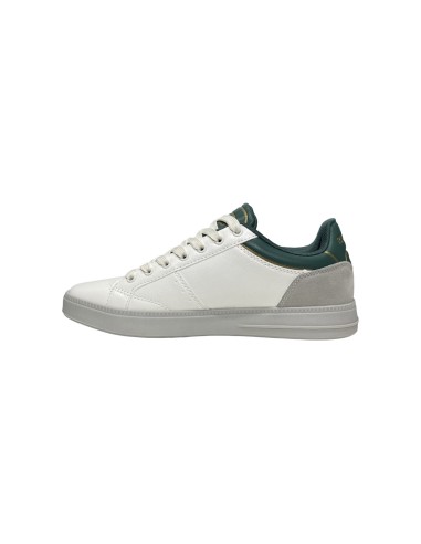 Rifle Jeans RFM424H60 sneakers uomo in similpelle bianco verde pino Rifle Jeans - 2 Rifle Jeans scarpe casual da uomo in ecopell