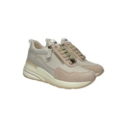 Keys K-10580 sneakers donna in pelle nabuk beige 2