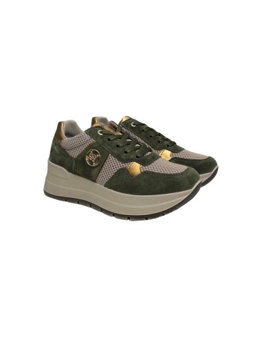 Igi&Co 6675511 sneakers donna in camoscio verde Igi&Co - 1 Igi&amp;Co scarpe casual da donna in camoscio traspirante 