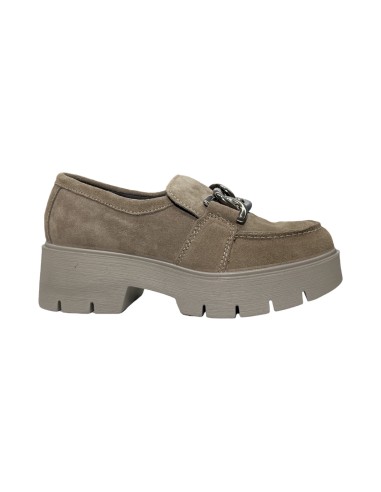 Igi&Co 6665811 mocassini donna in camoscio color fango Igi&Co - 2 Igi&amp;Co scarpe casual da donna in camoscio beige 