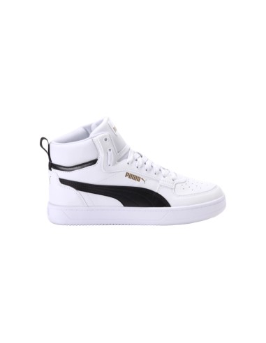 Puma Caven 2.0 Mid Jr 393842 01 sneakers sportive unisex in pelle bianco nero Puma - 1 Puma Caven 2.0 Mid Jr scarpe unisex da ra