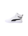 Puma Caven 2.0 Mid Jr 393842 01 sneakers sportive unisex in pelle bianco nero Puma - 3 Puma Caven 2.0 Mid Jr scarpe unisex da ra