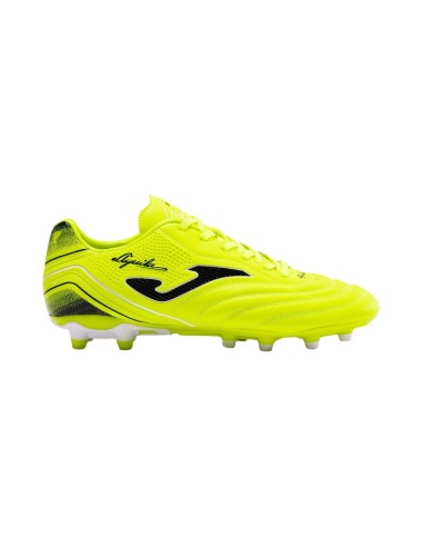 Joma Aguila 2409 Lemon Fluor Firm Ground scarpe da calcio uomo Joma - 1 Joma Scarpe da calcio in similpelle giallo fluorescente 