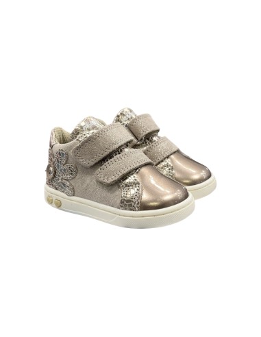 Primigi 6902533 sneakers bambina primi passi in camoscio e vernice bronzo Primigi - 1 Primigi scarpe bambina primi passi con chi